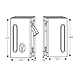 Ozone - Glass Door Locks - OSSPL-SDL-111-G-SSS-500145-sm