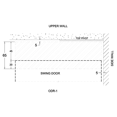 Ozone - Glass Door Rails - ODR-1-1 mtrs length-1