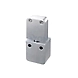 P040 - Top Glass Door Patch Fitting for over and side panel with 15mm pivot-1-sm