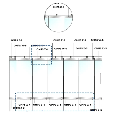 S020 - Double over panel strike box (Suits L010 Corner Locks)-500301