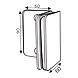 Brass shrouded padlock with steel shackle-Y121/40/125-500327-sm