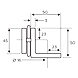 Brass padlock with boron steel shackle-Y124/60/110-500338-sm