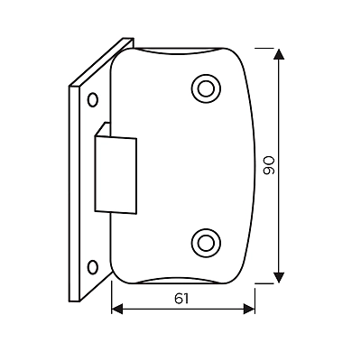 Laminated steel padlock with cover and steel shackle-Y220/51/118-500341
