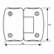 Laminated steel padlock with cover and steel shackle-Y220/71/130-500343-sm