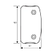 Laminated steel padlock with cover and steel shackle-Y221/61/130-500345-sm