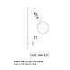 Ozone - Hinges &amp; Connectors-Edge Series - OGC-444-ED-PSS-1-sm