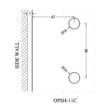 Ozone - Point Fixed Shower Fittings - OPSH-11-SC-PSS-1