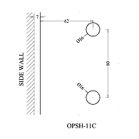 Ozone - Point Fixed Shower Fittings - OPSH-11-SC-PSS