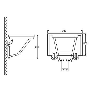 Ozone - Shower Seats - OZ-SS-02-PSS-500409