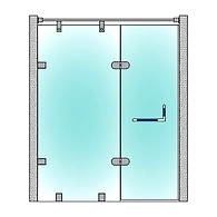 Ozone - Towel Bars with Handles - OGH-TB-3 SWAN CLEAR-SSS