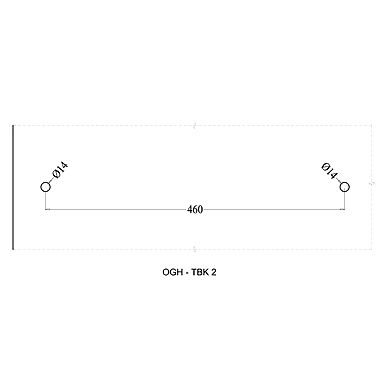 Ozone - Towel Bars with Handles - OGH-TBK-2-SSS-1