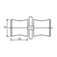 Ozone - Door Knobs - ODK-44-SSS