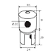 Ozone - Shower Knight Accessories - OSKH-2A-SSS-500445-sm