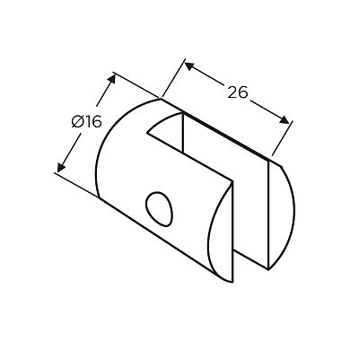 Ozone - Bracket Shelf Holders - OBSH-16-S-500471
