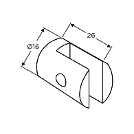 Ozone - Bracket Shelf Holders - OBSH-16-S