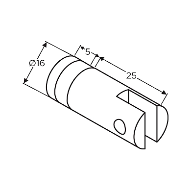 Ozone - Bracket Shelf Holders - OBSH-16-GL-PSS-500473