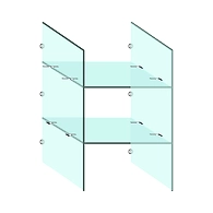Ozone - Bracket Shelf Holders - OBSH-16-GL-PSS