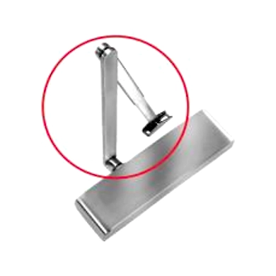 Ozone - Accessories For Overhead Door Closers - NSK-ACC-780-PLATE STD SILVER-1