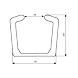 Ozone - Economy Series - OZ-ESL-TRACK-E3-2mt-1-sm