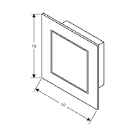 Ozone - Sliding Door Handles - SL-WD-HN-30-SSS