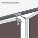 Ozone - Fire Rated Gravity Door Coordinator - OZ-GDC-F-STD Silver-500706-sm