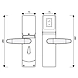 Ozone - Software Based Hotel Door Lock - OZEL-RF-333 R/L-V10-SN-1-sm