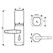 Ozone - Software Based Hotel Door Lock - OZEL-RF-222 R/L-V10-SN-1-sm