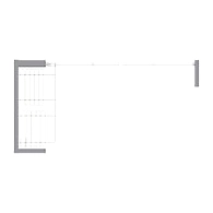 Ozone - Two Point Suspension, perpendicular to track & multiple stacks - OMAW-Two Point Suspension Perpendicular to Track