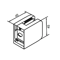 Ozone - Glass Clamps &amp; Connectors - OZRF-GC-02-00.