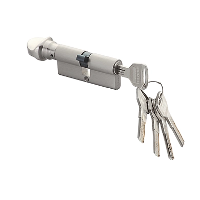 Dorset - Euro Profile Cylinder - Dimple &amp; Wave Key Technology - Key &amp; Knob-70122