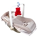 BABE COMFORT 12 In 1 Musical Carry Cot Cum Bouncer With Storage Box - Brown (Print May Vary)-1-sm