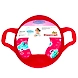 Babe Comfort Cushion Potty Seat With Handle - Red-1-sm