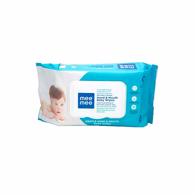 100% Foodgrade Gentle Hand &amp; Mouth Baby Wipes-72-1