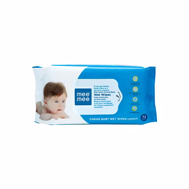 Caring Baby Wipes with Aloe Vera &amp; Lemon-BR017