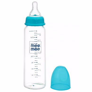 Premium Glass Feeding Bottle (240ml)-240 ml-1