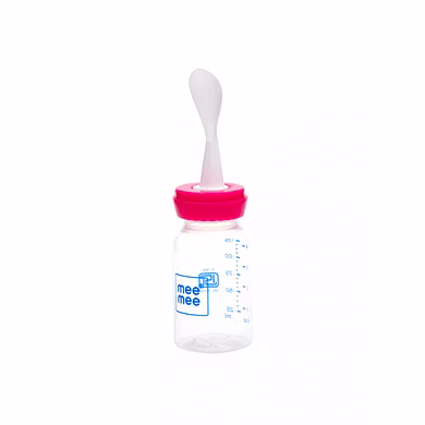 Premium Baby Feeding Bottle with Spoon (125ml)-125 ml-2