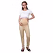 Maternity Pants With Tummy Support Rib &amp; Pockets-1-sm