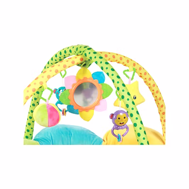 Cushioned Deluxe Baby Activity Play Gym Mat (Animal Theme)-2