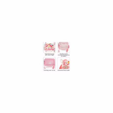 Baby Musical Activity Walker  Pink-2