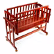 Baby Wooden Cot C-30  Cherry Red-BR104-sm