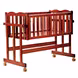 Baby Wooden Cot C-30  Cherry Red-1-sm