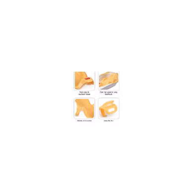 Baby Bath Seat  Yellow-2