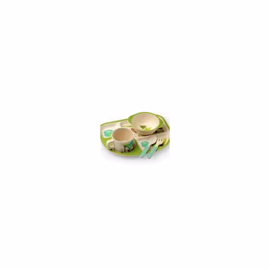 Bamboo Cutlery Set  Green-BR132