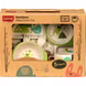 Bamboo Cutlery Set  Green-1-sm