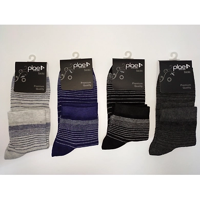 Multi Colored Cotton Socks PL1003 Set of 5 colors-1