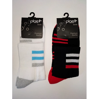 Multi Colored Cotton Socks PL1013 Set of 3 colors-1