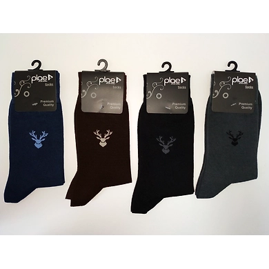 Multi Colored Cotton Socks PL1020 Set of 5 colors-1