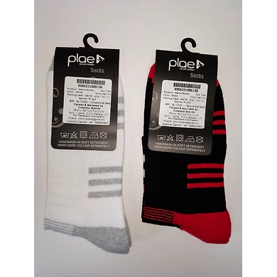 Multi Colored Cotton Socks PL1013 Set of 3 colors-2