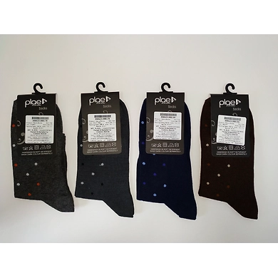 Multi Colored Cotton Socks PL1011 Set of 5 colors-2
