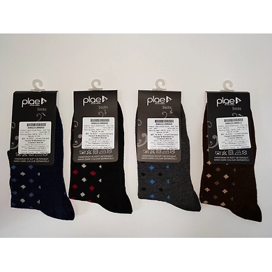 Multi Colored Cotton Socks PL1004 Set of 5 colors-2